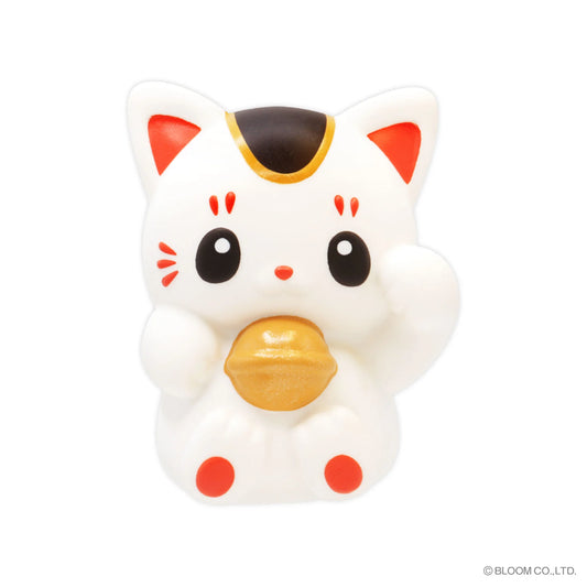iBloom Lucky Cat Fukumochi Maneki-Neko Squishy - White