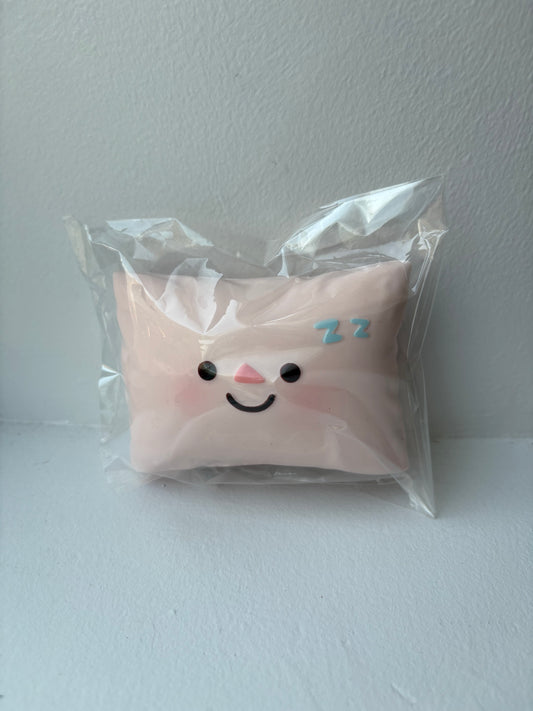 Lisa Snowman Pillow Squishy - Pink