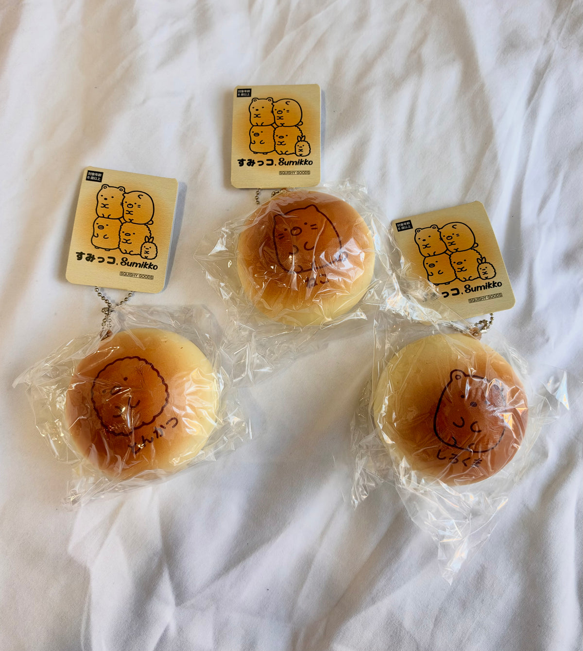 Sumikko Gurashi Character Bun Squishy