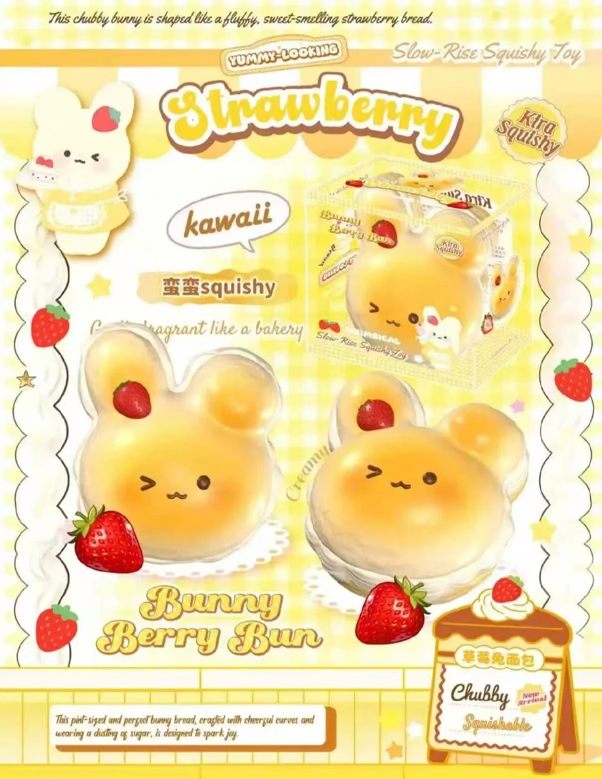 Lisa Strawberry Bunny Bun
