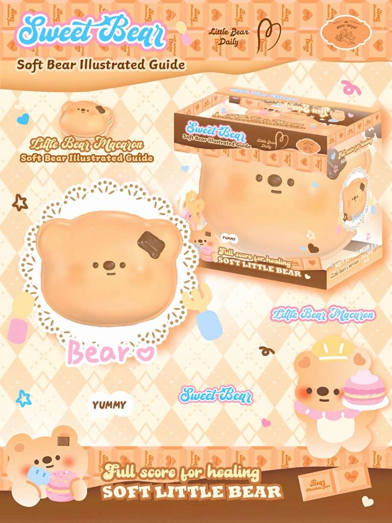 Lisa Little Bear Macaron Squishy