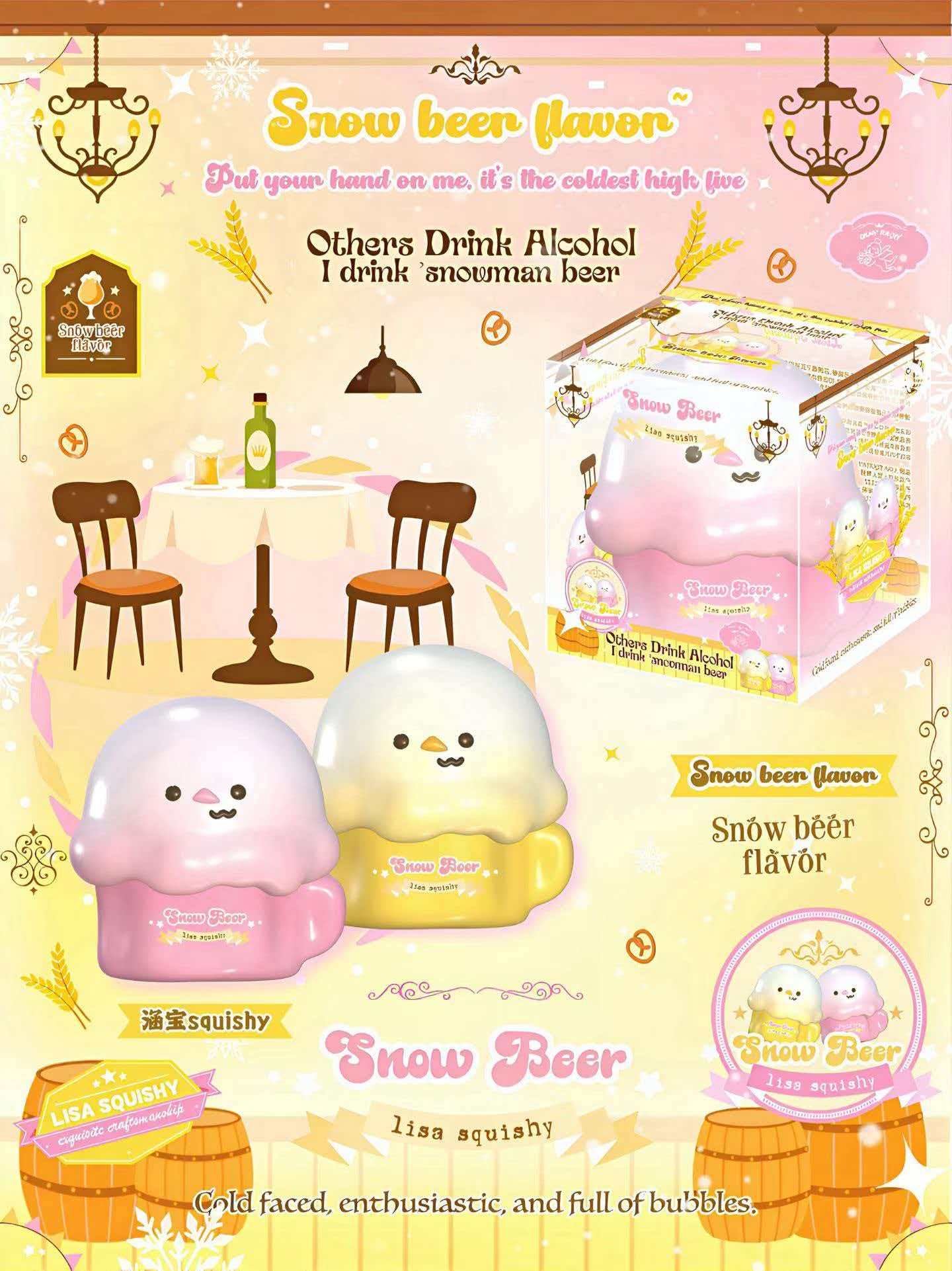 Lisa Snow Beer Squishy