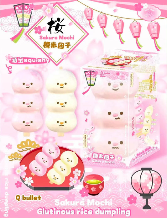Lisa Sakura Mochi Squishy - Pink