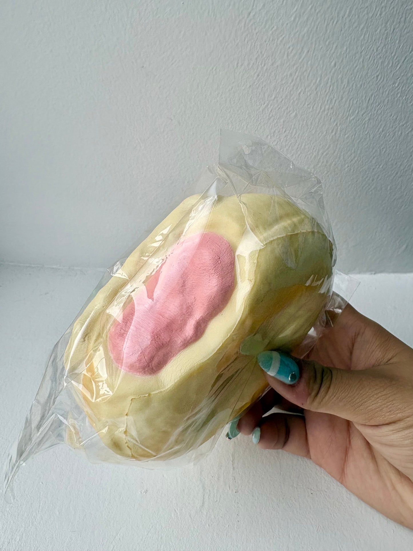 Mido Red Nose Bitten Donut Squishy - Strawberry