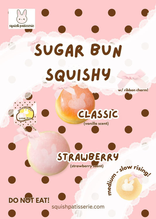 Squish Patisserie Bunny Powdered Sugar Bun