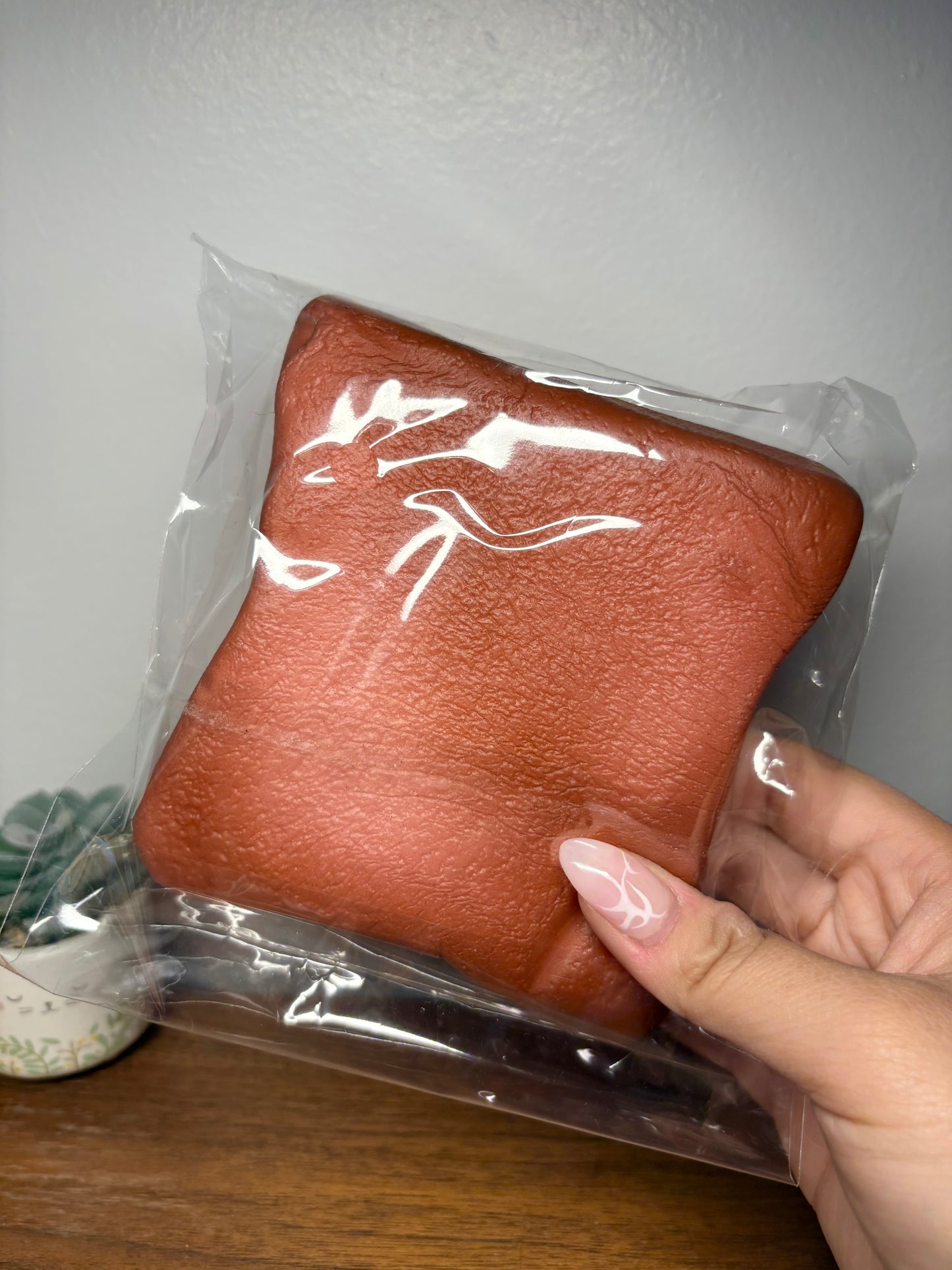 Pink Sticky Toast Squishy