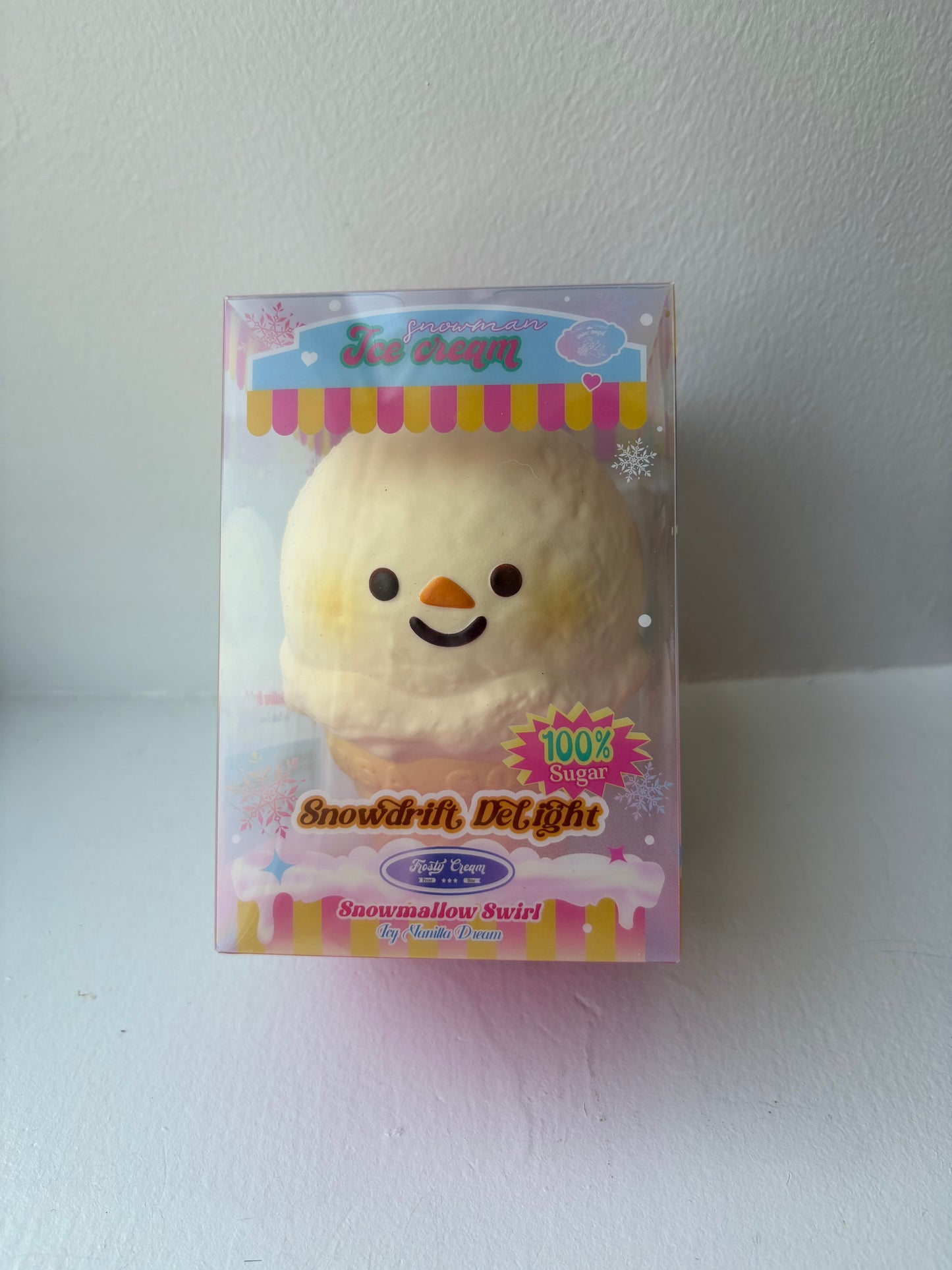 Lisa Snowman Ice Cream Squishy