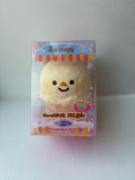 Lisa Snowman Ice Cream Squishy