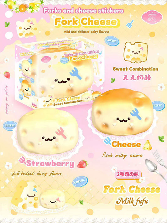 Lisa Fork Cheese Squishy