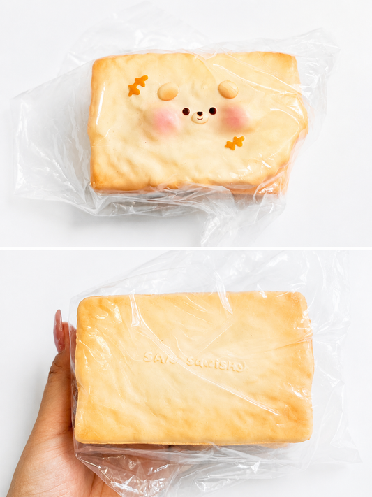 3an Jumbo Bear Toast Squishy