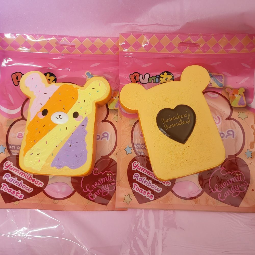 CreamiiCandy Yummiibear Rainbow Toast Squishy