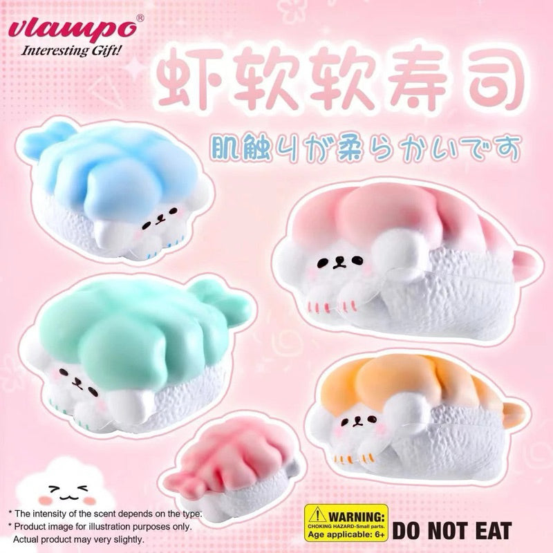 Vlampo Shrimp Puppy Sushi Squishy