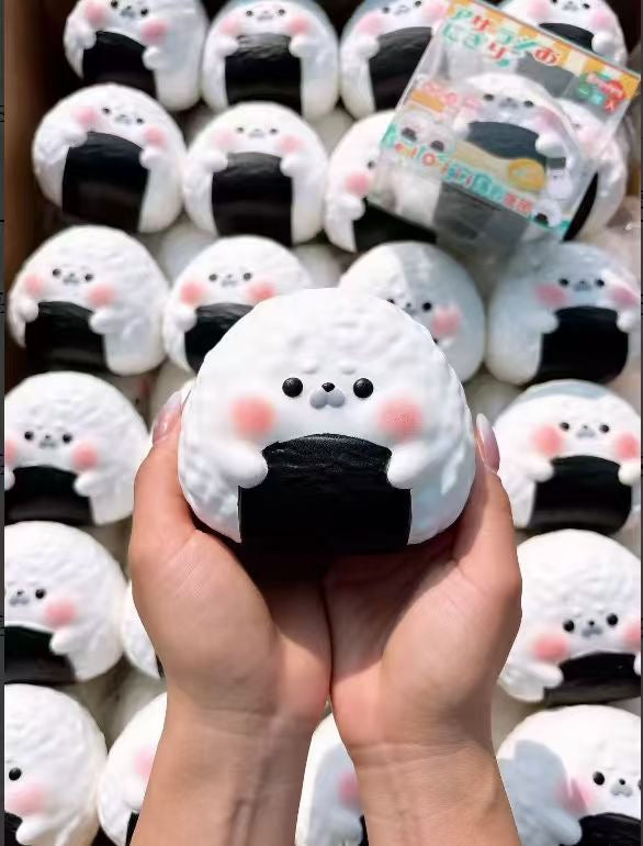 Hachimi Seal Onigiri Squishy